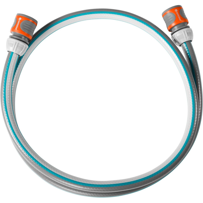 Équipement de branchement Classic 13 mm (1/2 Pouce), 1,5 m de Gardena : adaptateur de tuyau pour le raccordement du dévidoir (18