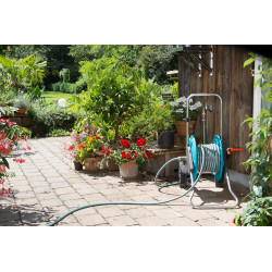 Équipement de branchement Classic 13 mm (1/2 Pouce), 1,5 m de Gardena : adaptateur de tuyau pour le raccordement du dévidoir (18