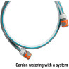 Équipement de branchement Classic 13 mm (1/2 Pouce), 1,5 m de Gardena : adaptateur de tuyau pour le raccordement du dévidoir (18