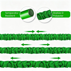 Tuyau d'arrosage extensible de 7.5m/15m/22.5m/30m/37.5m tuyau d'arrosage extensible 3 fois, tuyau magique flexible, anti-fuite, 