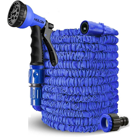 Tuyau d'arrosage extensible de 7.5m/15m/22.5m/30m/37.5m tuyau d'arrosage extensible 3 fois, tuyau magique flexible, anti-fuite, 