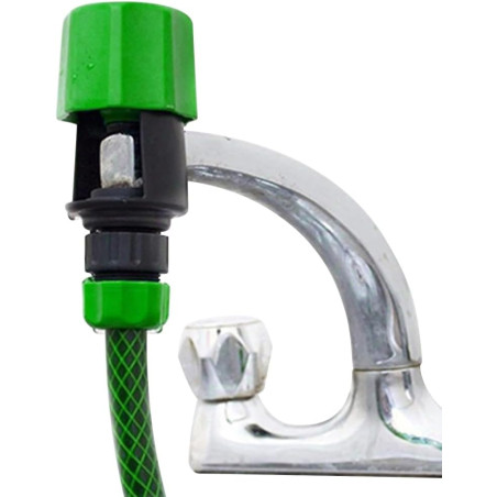 ECYC® Outil D'Adaptateur De Connecteur De Tuyau De Tuyau D'Arrosage De Jardin De Cuisine D'Arrosage, plastique ABS, Vert