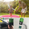 ECYC® Outil D'Adaptateur De Connecteur De Tuyau De Tuyau D'Arrosage De Jardin De Cuisine D'Arrosage, plastique ABS, Vert