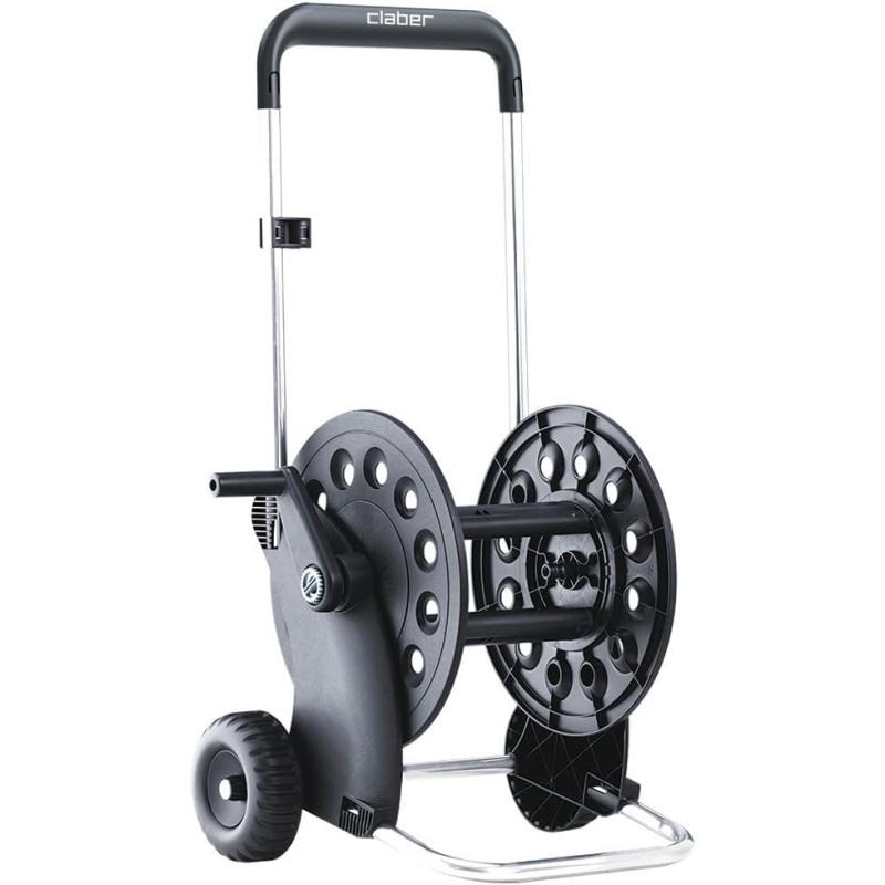 Claber Ecosei chariot dévidoir avec cadre aluminium robuste et léger
