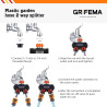 Grifema ge1401-2, distributeur arrosage 2 voies, diviseur de tuyau, avec interrupteur de commande, les travaux d'écoulement d'ea