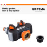 Grifema ge1401-2, distributeur arrosage 2 voies, diviseur de tuyau, avec interrupteur de commande, les travaux d'écoulement d'ea