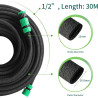 MAMIZO Tuyau d'arrosage, micro-poreux de Gardena pour Irrigation Goutte à Goutte pour Arrosage, Jardins, Pelouses, Terrasses, Fl