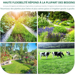 MAMIZO Tuyau d'arrosage, micro-poreux de Gardena pour Irrigation Goutte à Goutte pour Arrosage, Jardins, Pelouses, Terrasses, Fl