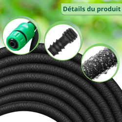MAMIZO Tuyau d'arrosage, micro-poreux de Gardena pour Irrigation Goutte à Goutte pour Arrosage, Jardins, Pelouses, Terrasses, Fl