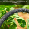 Tuyau Poreux Microporeux pour Irrigation Goutte à Goutte, Tuyau Économiseur d'Eau pour Arrosage, Jardins, Pelouses, Terrasses, F