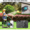 ENEACRO Dévidoir Enrouleur Automatique 35+2 m - Enrouleur De Tuyau pour Montage Mural avec Pistolet à eau 10 fonctions - Pivotan