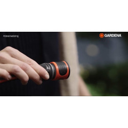 Raccord d'arrosage Aquastop 13 mm (1/2'') et 15 mm (5/8 Pouce) de Gardena : connecteur avec Aquastop, Powergrip, changement faci