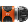 Gardena conector, noir/orange, 13 mm (1/2") et 15 mm (5/8") (lot de 2)
