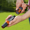 Gardena conector, noir/orange, 13 mm (1/2") et 15 mm (5/8") (lot de 2)