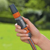 Gardena conector, noir/orange, 13 mm (1/2") et 15 mm (5/8") (lot de 2)