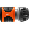 Gardena conector, noir/orange, 13 mm (1/2") et 15 mm (5/8") (lot de 2)