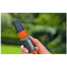 Gardena conector, noir/orange, 13 mm (1/2") et 15 mm (5/8") (lot de 2)