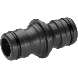 Connecteur grand débit de Gardena : raccord ou extension de tuyau, pour un débit d'eau élevé, entrée et sortie 3/4 Pouce (2831-2
