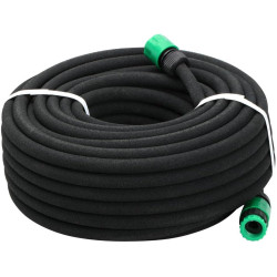 Yaheetech Tuyau d'Arrosage Extensible de Jardin 50M tuyau Micro-poreux Flexible Irrigation Goutte à Goutte Diamètre Intérieur 1.