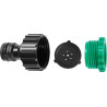 Yaheetech Tuyau d'Arrosage Extensible de Jardin 50M tuyau Micro-poreux Flexible Irrigation Goutte à Goutte Diamètre Intérieur 1.