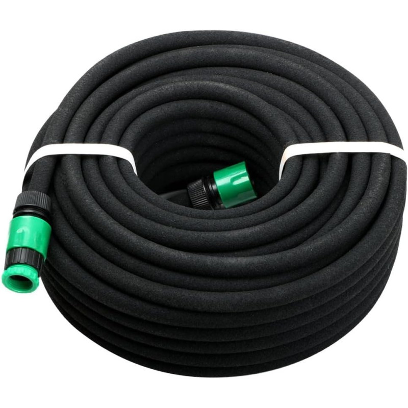 Yaheetech Tuyau Arrosage Extensible de Jardin 30M Tuyau Micro-poreux Flexible Irrigation Goutte à Goutte Diamètre Intérieur 1.2c