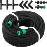 Yaheetech Tuyau Arrosage Extensible de Jardin 30M Tuyau Micro-poreux Flexible Irrigation Goutte à Goutte Diamètre Intérieur 1.2c