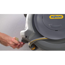 Hozelock Dévidoir Mural Auto Reel avec Tuyau de 25m 24 020 000
