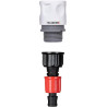 HOLZBRINK Kit de raccordement de tuyau 16mm pour robinets : 1x Raccord rapide 20mm, 1x Connecteur TT 20mm à 16mm