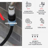 HOLZBRINK Kit de raccordement de Tuyau LDPE 20mm pour robinets : 4X Raccord Rapide 20mm, 4X Connecteur PE 20mm, 4X Bande de téfl