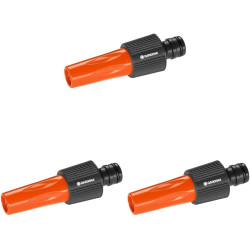 Lance d'arrosage grand débit de Gardena : lance de jardin à grand débit, réglable en continu, adaptée aux tuyaux de 19 mm (3/4 P