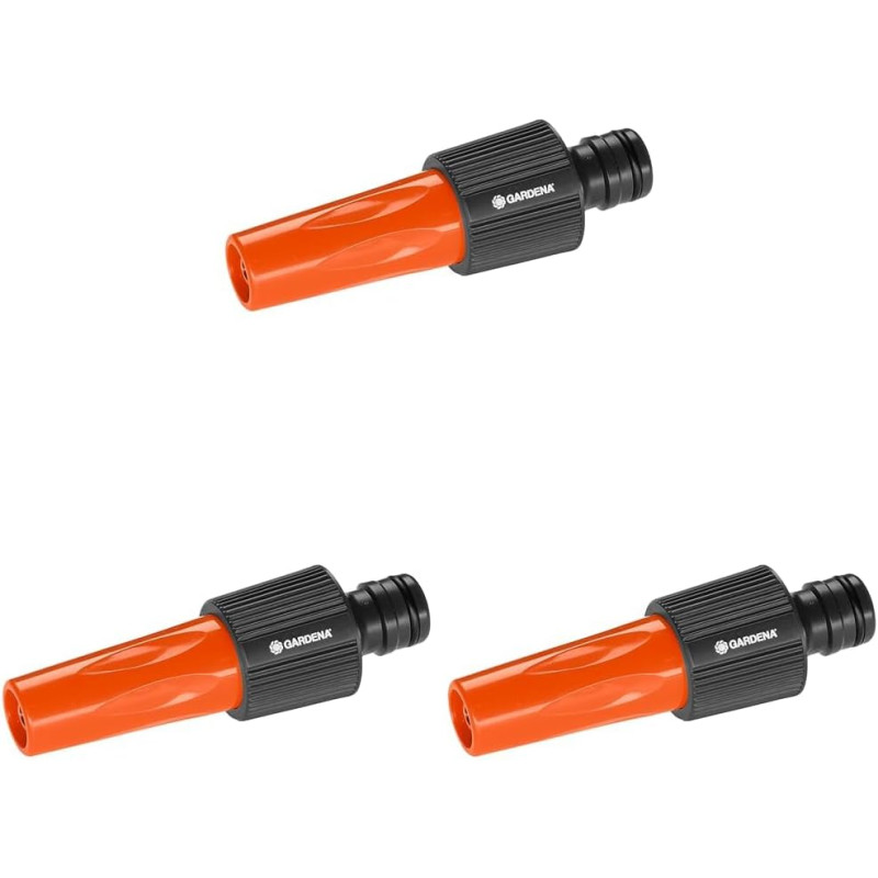 Lance d'arrosage grand débit de Gardena : lance de jardin à grand débit, réglable en continu, adaptée aux tuyaux de 19 mm (3/4 P