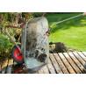 Fusil-arrosoir grand débit de Gardena : lance de jardin pour un débit d'eau élevé, jet d'eau réglable, longueur 92 cm (2849-20)