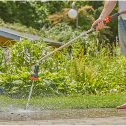 Fusil-arrosoir grand débit de Gardena : lance de jardin pour un débit d'eau élevé, jet d'eau réglable, longueur 92 cm (2849-20)