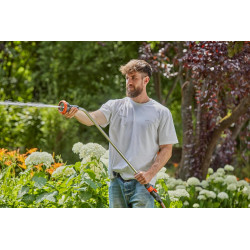 Fusil-arrosoir grand débit de Gardena : lance de jardin pour un débit d'eau élevé, jet d'eau réglable, longueur 92 cm (2849-20)