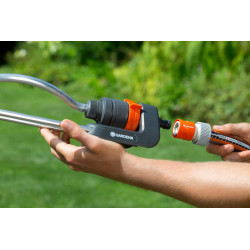 Gardena Pièce de transition système professionnelle avec Waterstop: Pièce de tuyau pour la connexion à l'extrémité du tuyau, ada
