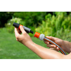 Gardena Pièce de transition système professionnelle avec Waterstop: Pièce de tuyau pour la connexion à l'extrémité du tuyau, ada