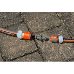 Gardena Pièce de transition système professionnelle avec Waterstop: Pièce de tuyau pour la connexion à l'extrémité du tuyau, ada