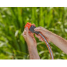 Raccord rapide grand débit de Gardena : embout de tuyau avec raccord rapide, écrou de serrage, adapté aux tuyaux de 19 mm (3/4 P