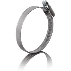 6 colliers de serrage metallique inox 40-60mm – colliers serrage professionnels en acier inoxydable V2A pour tuyau d'échappement