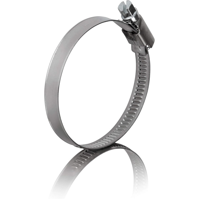 6 colliers de serrage metallique inox 40-60mm – colliers serrage professionnels en acier inoxydable V2A pour tuyau d'échappement