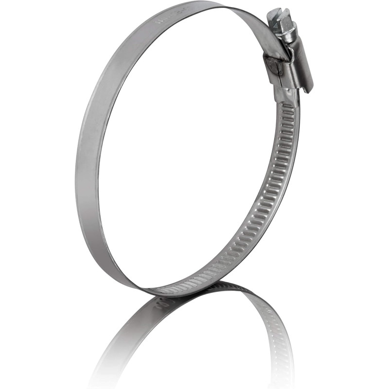 4 colliers de serrage metallique inox 60-80mm – colliers serrage professionnels en acier inoxydable V2A pour tuyau d'aspiration,