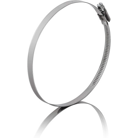 2 colliers de serrage metallique inox 110-130mm – colliers serrage professionnels en acier inoxydable V2A pour sèche-linge, tuya