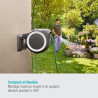 Gardena Enrouleur de tuyau Mural RollUp M/L (blanc)– Longueur 25m –Ø13mm– Garantie 5 ans– Dévidoir pivotant à 180°– Kit complet 