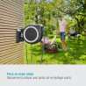 Gardena Enrouleur de tuyau Mural RollUp M/L (blanc)– Longueur 25m –Ø13mm– Garantie 5 ans– Dévidoir pivotant à 180°– Kit complet 