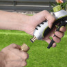 Hydrogarden 2 Pièce Raccords Rapide Tuyau d'arrosage En Laiton, Rapide Raccord Connecteurs pour Tuyau d’arrosage dans le Jardin 