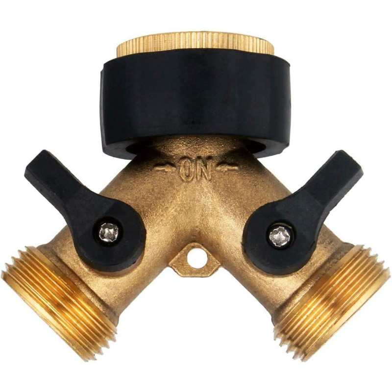 Hydrogarden 2-Voies Y-Distributeur pour Zulaufschläuche, 3/4 Pouces pour Connexion de 2 Appareils