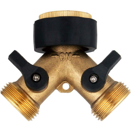 Hydrogarden 2-Voies Y-Distributeur pour Zulaufschläuche, 3/4 Pouces pour Connexion de 2 Appareils