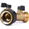Hydrogarden 2-Voies Y-Distributeur pour Zulaufschläuche, 3/4 Pouces pour Connexion de 2 Appareils