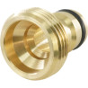 Hydrogarden Tuyau d'arrosage connecteur Rapide 1 Pouce en Laiton Filetage mâle Tuyau buse Adaptateur de Connexion Rapide (Lot de