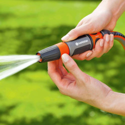 Nécessaire d'arrosage 13 mm (1/2 Pouce) et 15 mm (5/8 Pouce) de Gardena : kit de raccordement au robinet avec lance d'arrosage (